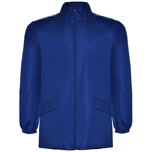 Veste de pluie unisexe à personnaliser Escocia ROLY Bleu royal